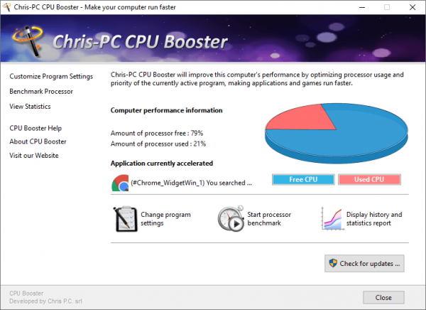 ChrisPC CPU Booster 3.06.30 Patch & Keygen Full Version