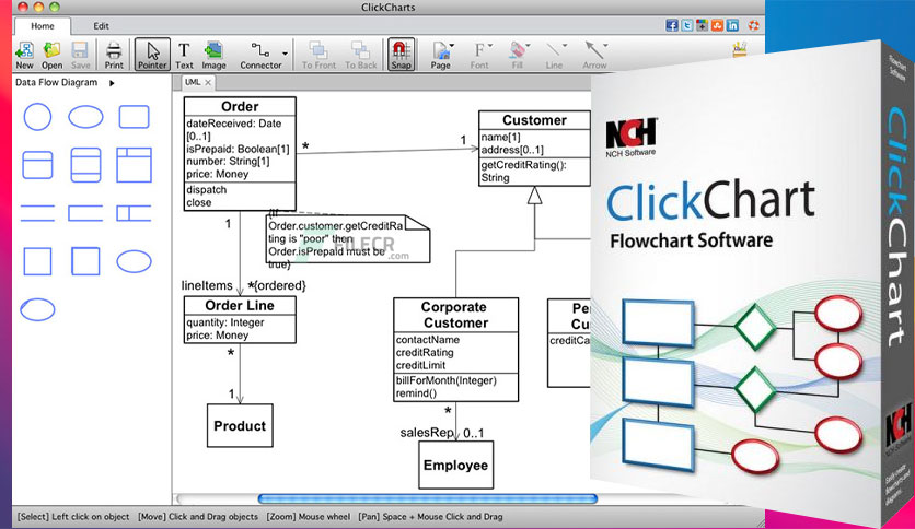 NCH ClickCharts Pro 9.01 Crack + Activation Key Download