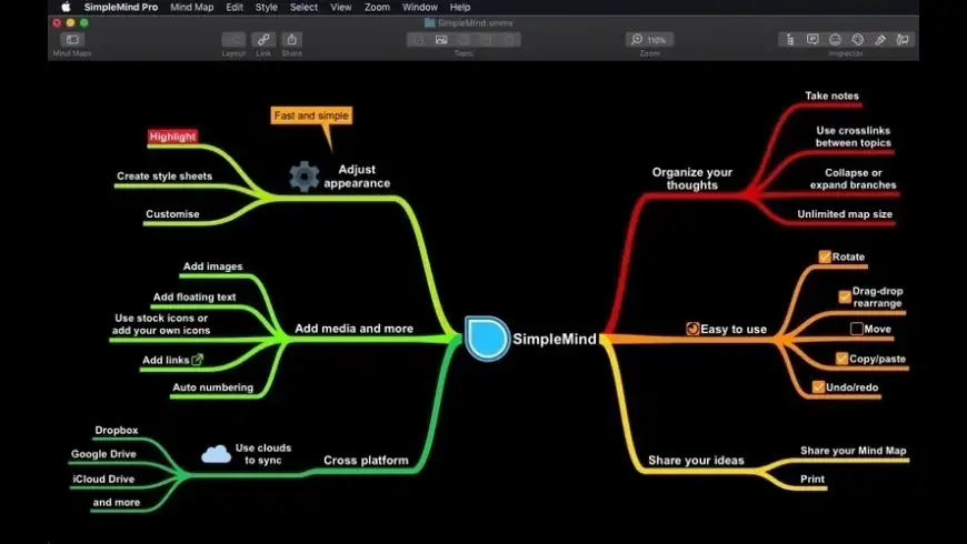 SimpleMind Pro 2.2.0 Build 6420 Free Download